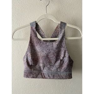 Lululemon Galaxy Print High Neck Bra 10